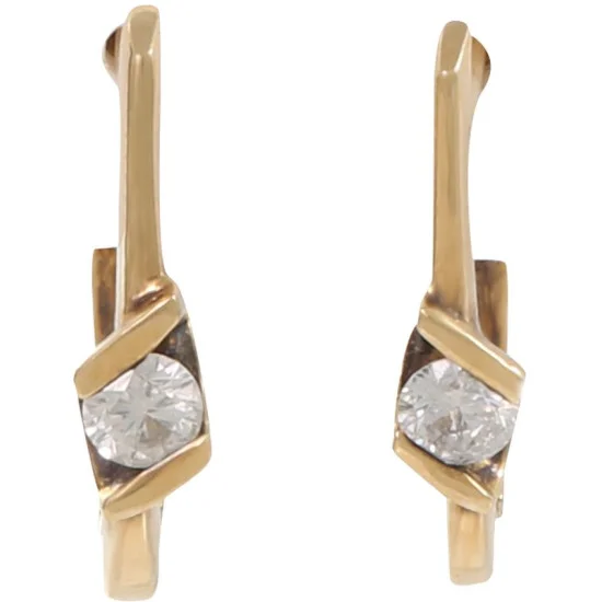 Diamond hoop 2025 earrings gold